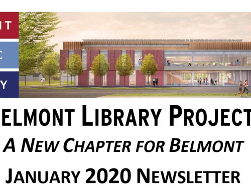 Belmont Library Project Newsletter: January 2020