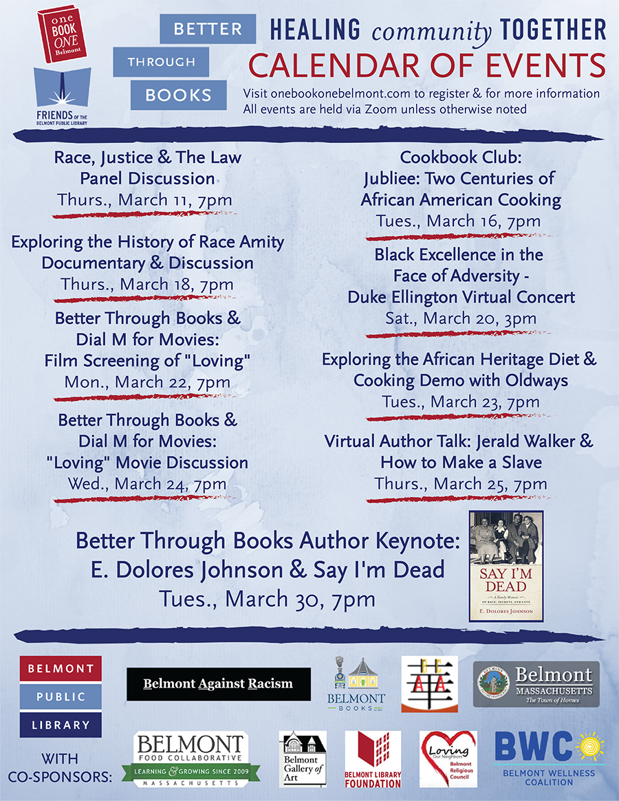 Better Through Books Events Flyer March 2021 – sm